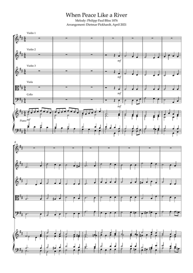 When Peace Like a River