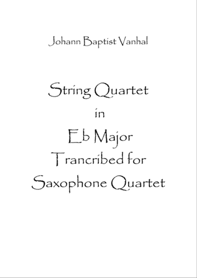 String Quartet in Eb