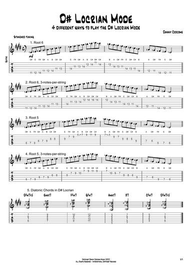 D# Locrian Mode (4 Ways to Play)