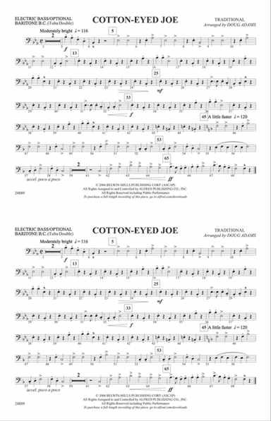 Cotton-Eyed Joe: Electric Bass