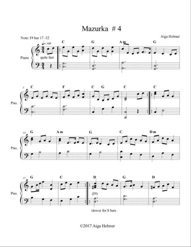 Mazurka # 4