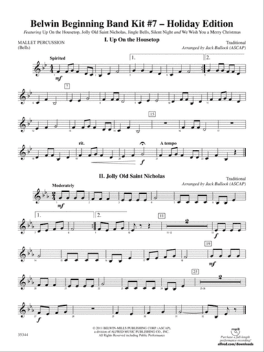 Belwin Beginning Band Kit #7: Holiday Edition: Mallets