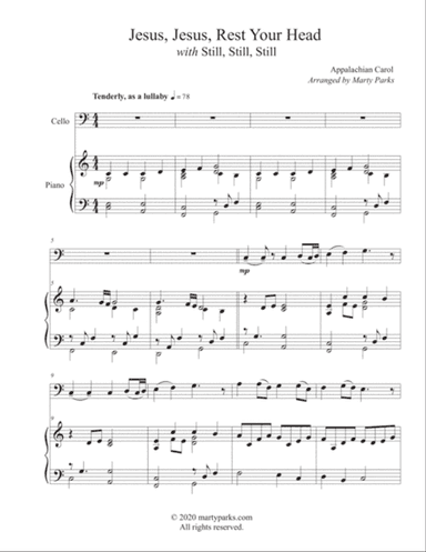 Jesus, Jesus, Rest Your Head (Cello-Piano)