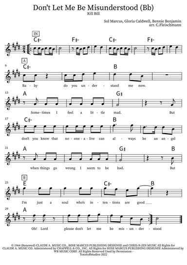 Don't Let Me Be Misunderstood