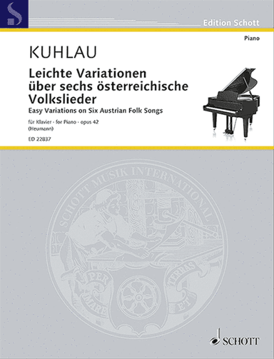 Easy Variations on six Austrian Folk Songs