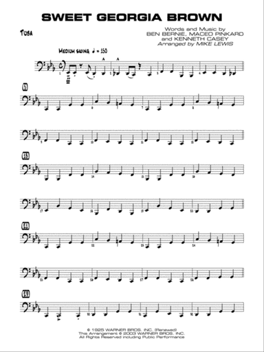 Sweet Georgia Brown: Tuba