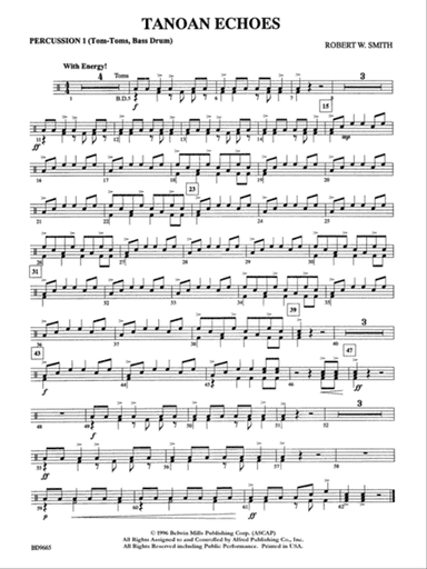 Tanoan Echoes: 1st Percussion