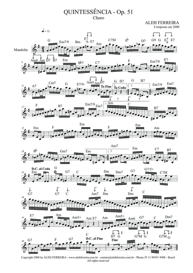 Quintessência, Op. 51