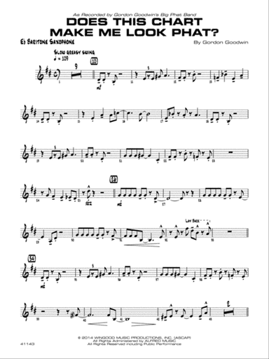 Does This Chart Make Me Look Phat?: E-flat Baritone Saxophone