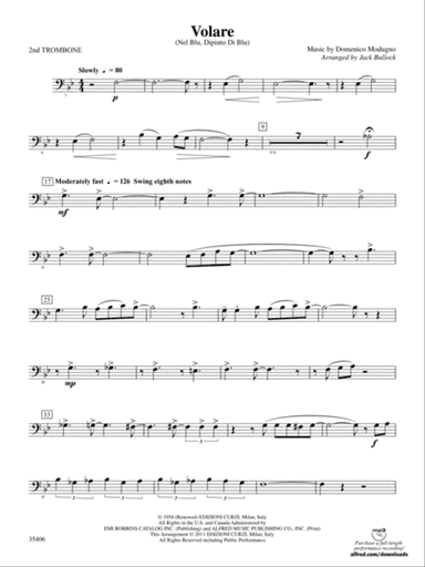 Volare: 2nd Trombone