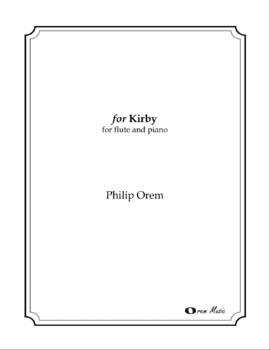 for Kirby