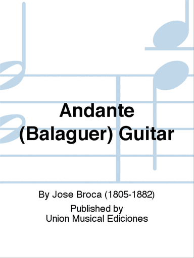 Andante (Balaguer) Guitar