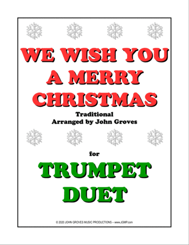 We Wish You A Merry Christmas - Trumpet Duet