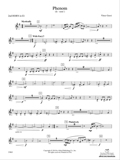 PHENOM/CB: (wp) 2nd Horn in E-flat