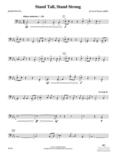 Stand Tall, Stand Strong: Baritone B.C.