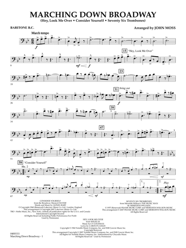 Marching Down Broadway - Baritone B.C.