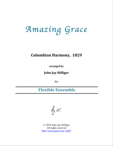 Amazing Grace for Flexible Ensemble