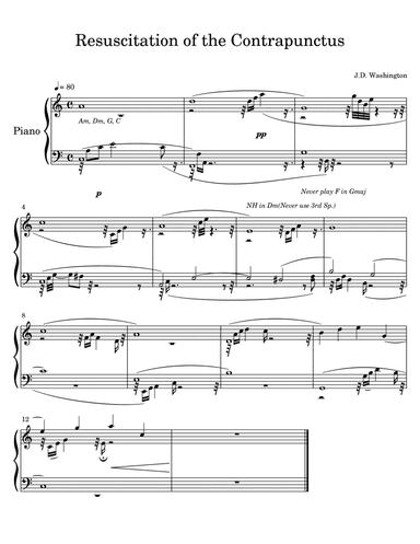 A Contemporary Contrapunctus