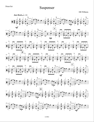 Suspenser (Flute) Drum Set