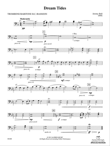 Dream Tides: 1st Trombone