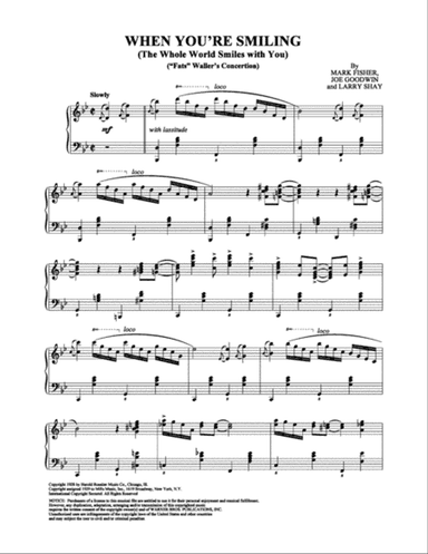 When You're Smiling (''Fats'' Waller's Conception)