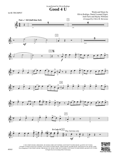 Good 4 U: 1st B-flat Trumpet