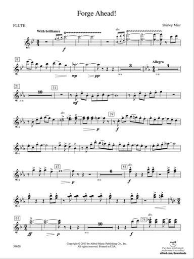 Forge Ahead!: Flute