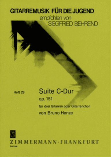 Suite C major Op. 151