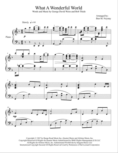 What A Wonderful World