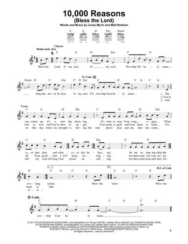 10,000 Reasons (Bless The Lord)