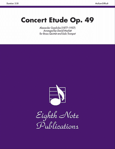 Concert Etude, Opus 49