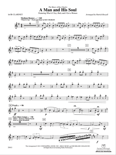 A Man and His Soul: 1st B-flat Clarinet