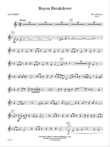 Bayou Breakdown: 3rd F Horn