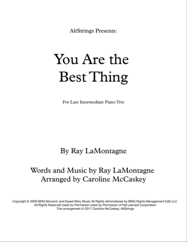 You Are The Best Thing