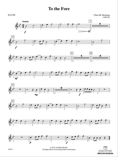 To the Fore: Flute
