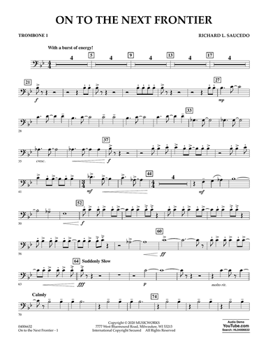 On to the Next Frontier - Trombone 1