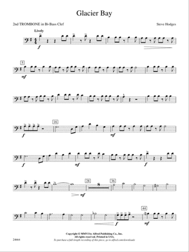 Glacier Bay: (wp) 2nd B-flat Trombone B.C.