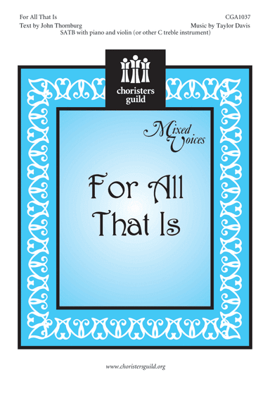 For All That Is