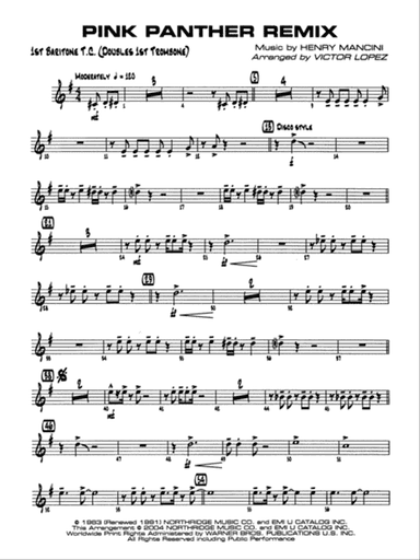 Pink Panther Remix: Baritone T.C.