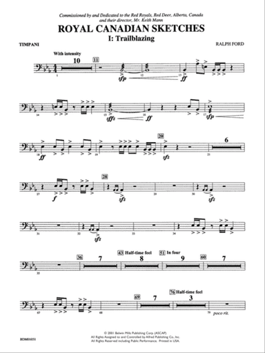 Royal Canadian Sketches: Timpani