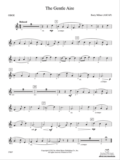 The Gentle Aire: Oboe