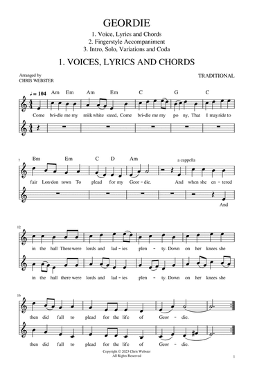 Geordie: Folk Uke #11