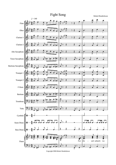 Your School's Fight Song
