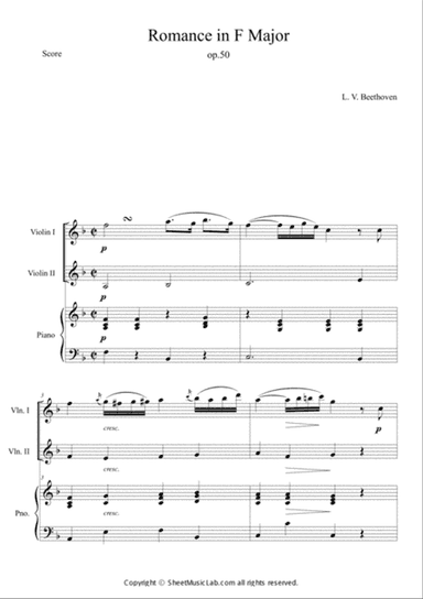 Romance in F Major op.50