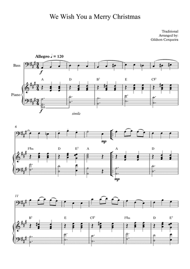 We Wish You a Merry Christmas