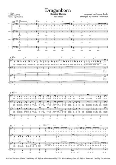 Dragonborn (skyrim Theme)