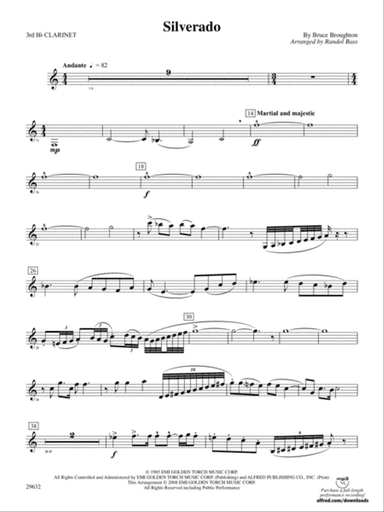 Silverado: 3rd B-flat Clarinet