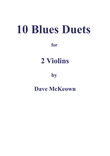 10 Blues Duets for Violin