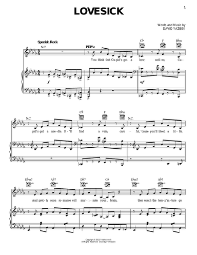 Lovesick (from Women On The Verge Of A Nervous Breakdown)