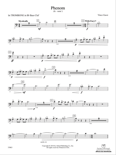 PHENOM/CB: (wp) 1st B-flat Trombone B.C.